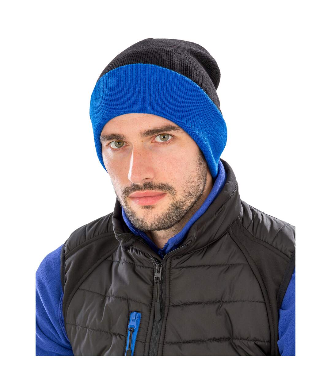 Bonnet Noir Bleu Roi Result Genuine Recycled-1