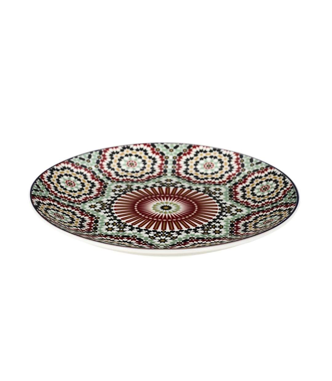 Lot de 6 Assiettes à Dessert Zahra 20cm Multicolore-2