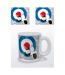 Mod Scooter With Target Mug (White/Blue/Red) (One Size) - UTPM1738
