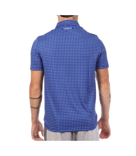 Polo bleu électrique homme lacoste dh5348