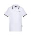 Polo blanc homme schott pswill2 - l-1