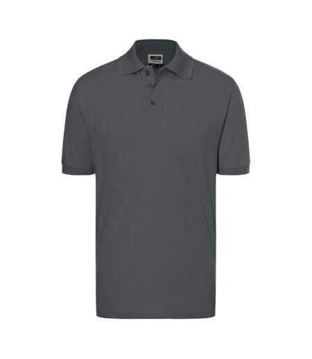 Polo Classic Homme Graphite Uni James And Nicholson