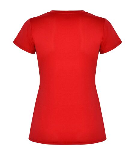 T-shirt Montecarlo Femme Rouge Roly Sport