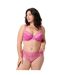 Soutien-gorge armatures grand maintien rose Samba-4