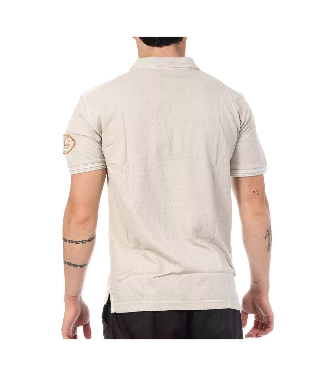 Polo gris/beige homme kaporal bakum91-2