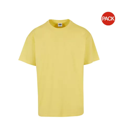 T-shirts Homme Vieux Jaune Urban Classics