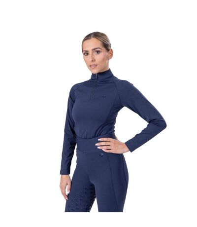 Haut Thermique Eltar Femme Bleu Marine Aubrion