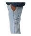 Mens Denim Carpenter Relaxed Fit Jeans Light Denim Blue Only-4