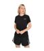 T-shirt design move femme noir Adidas-1