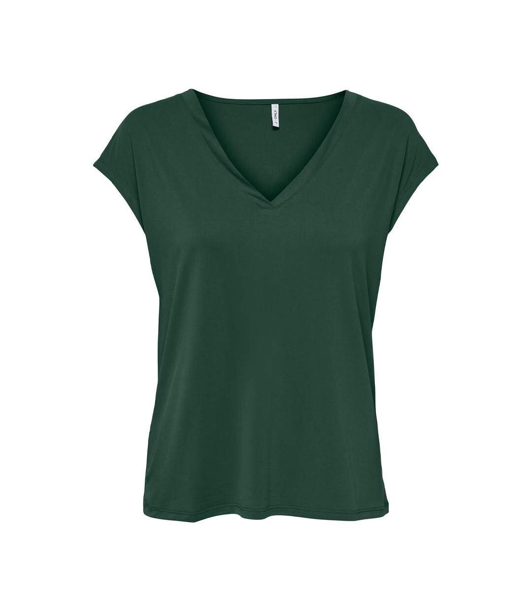 T-Shirt vert femme only free life-1