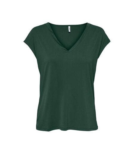 T-Shirt vert femme only free life