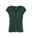 T-Shirt vert femme only free life-1