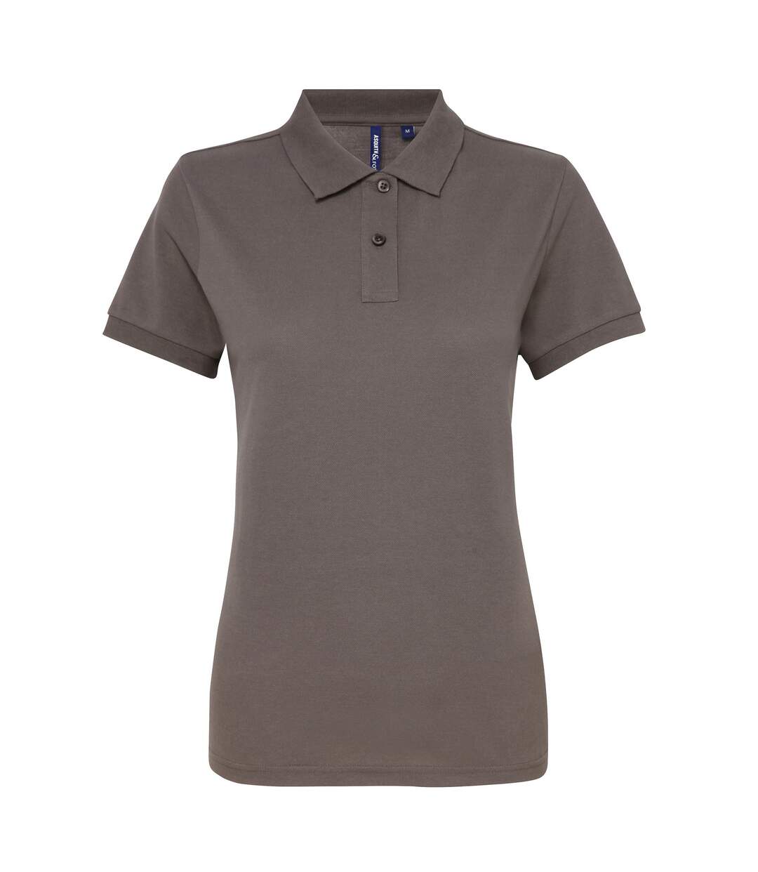 Polo manches courtes femme gris Asquith & Fox