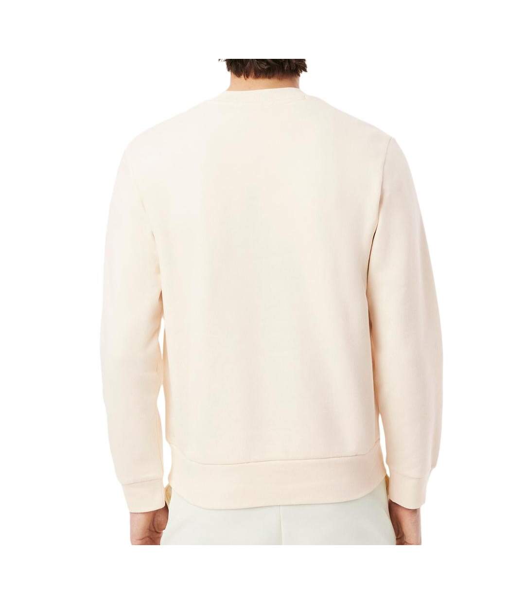 Sweat beige homme lacoste sh9608 - l-2