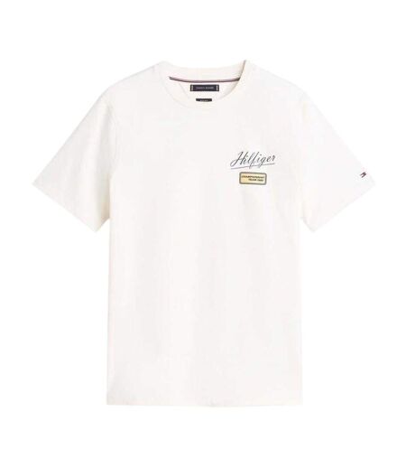 T-shirt Modern Homme Blanc Cassé Tommy Hilfiger