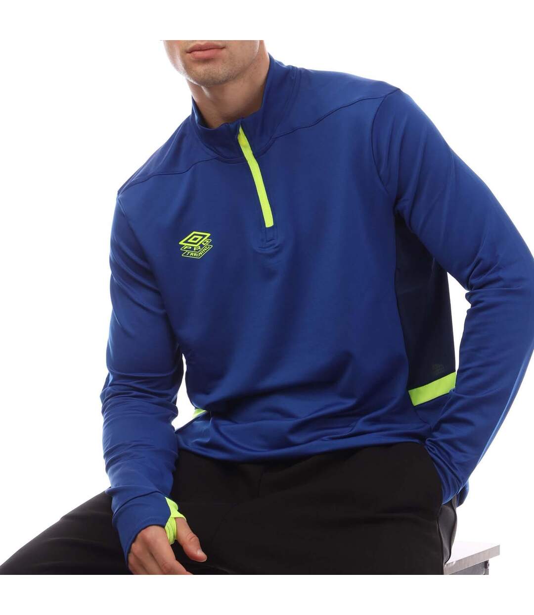 Haut Entraînement Premier Homme Bleu Jaune Umbro-1