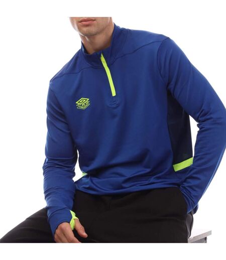 Haut Entraînement Premier Homme Bleu Jaune Umbro