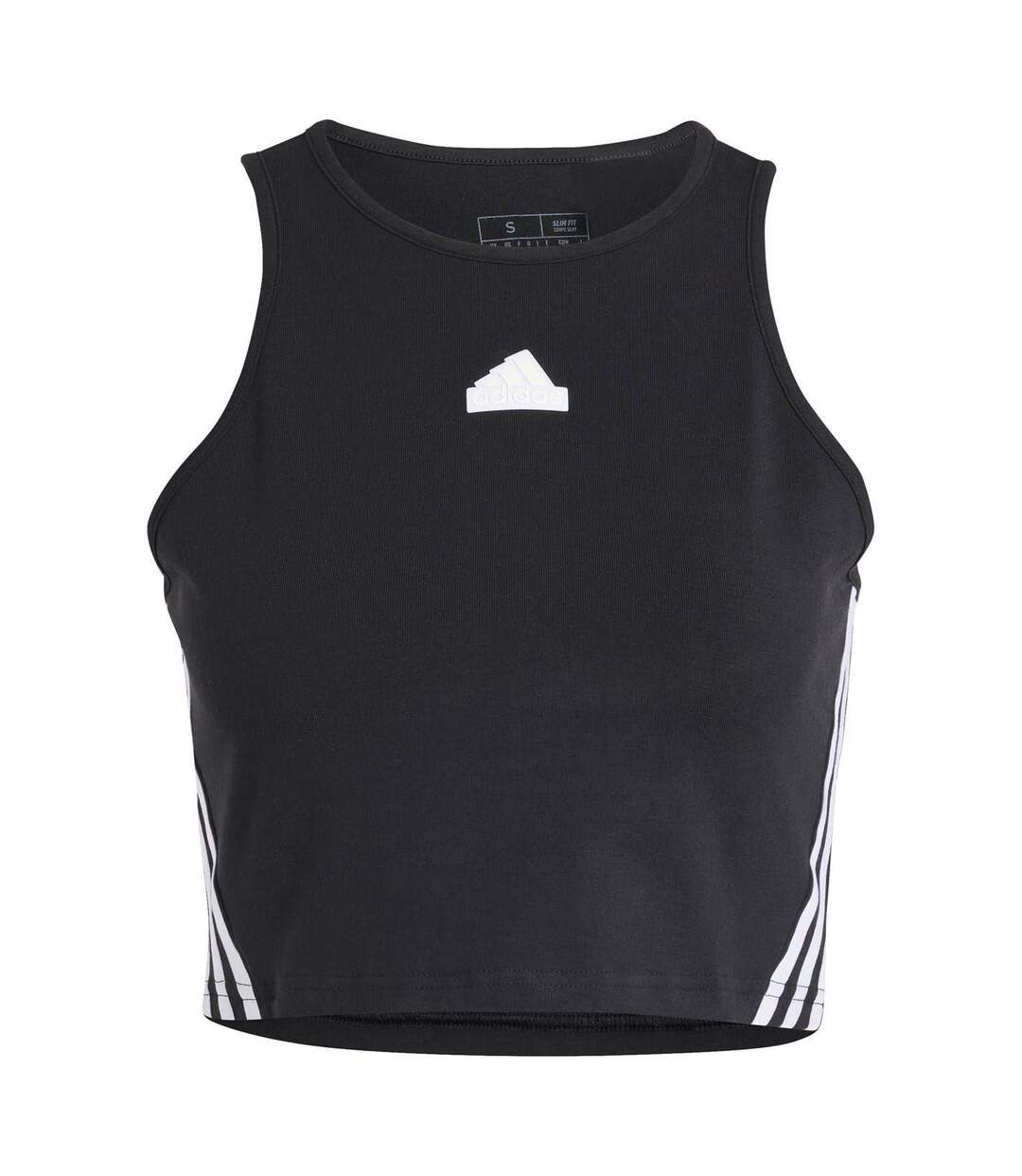 Débardeur Motif/style 3 Rayures Future Icons Femme Noir Blanc Adidas-2