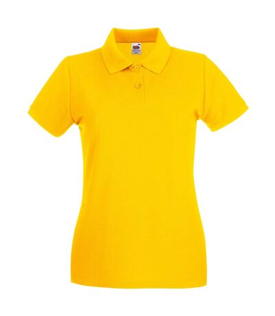 Polo premium femme tournesol Fruit of the Loom