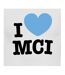 Mens I Love Mci T-shirt Black AWD-3