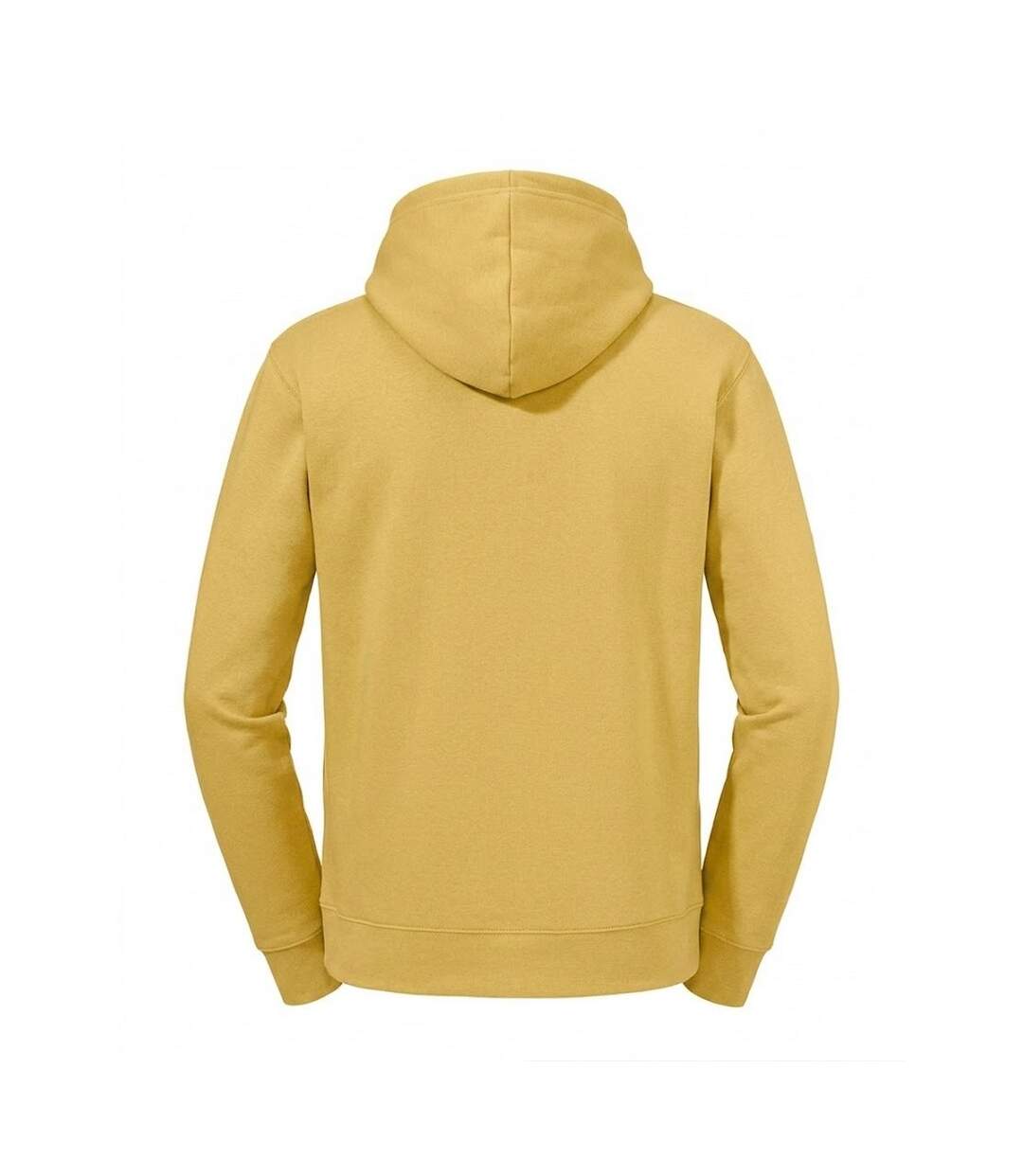 Mens Authentic Hoodie Mustard Yellow Russell-2