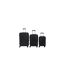 Lot de 3 Valises Barcelone 95L Noir-1