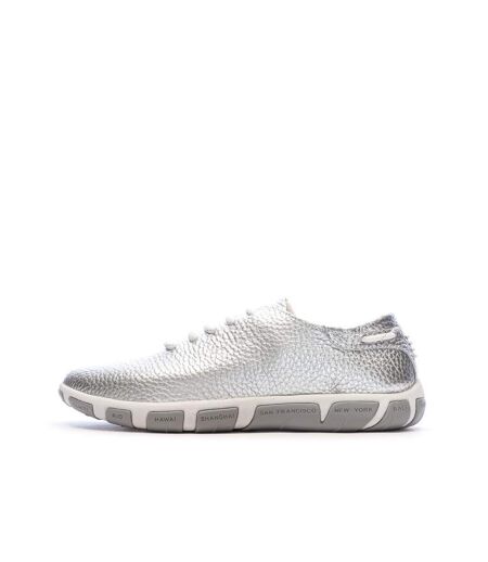 Baskets argenté femme tbs cruiser python