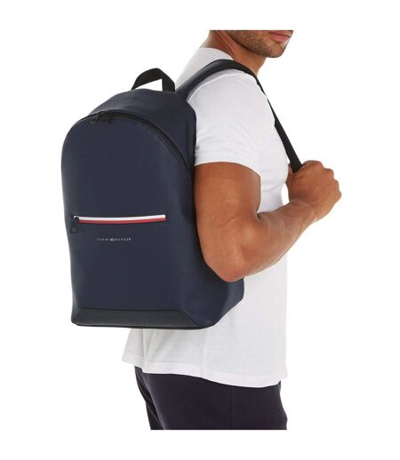Sac À Dos Motif/style Logo Homme Taille Unique Bleu Marine Tommy Hilfiger