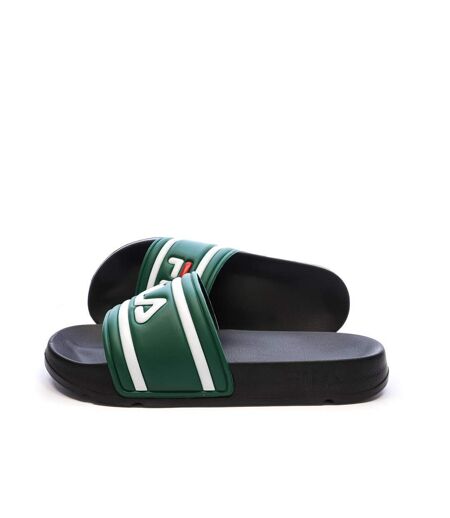 Claquettes noires/vertes/blanches homme fila morro - 40
