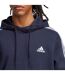 Sweat À Capuche Essentials Homme Bleu Marine Adidas-4