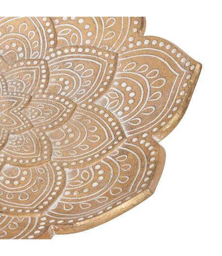 Coupelle Déco en Résine Oasis 29cm Doré