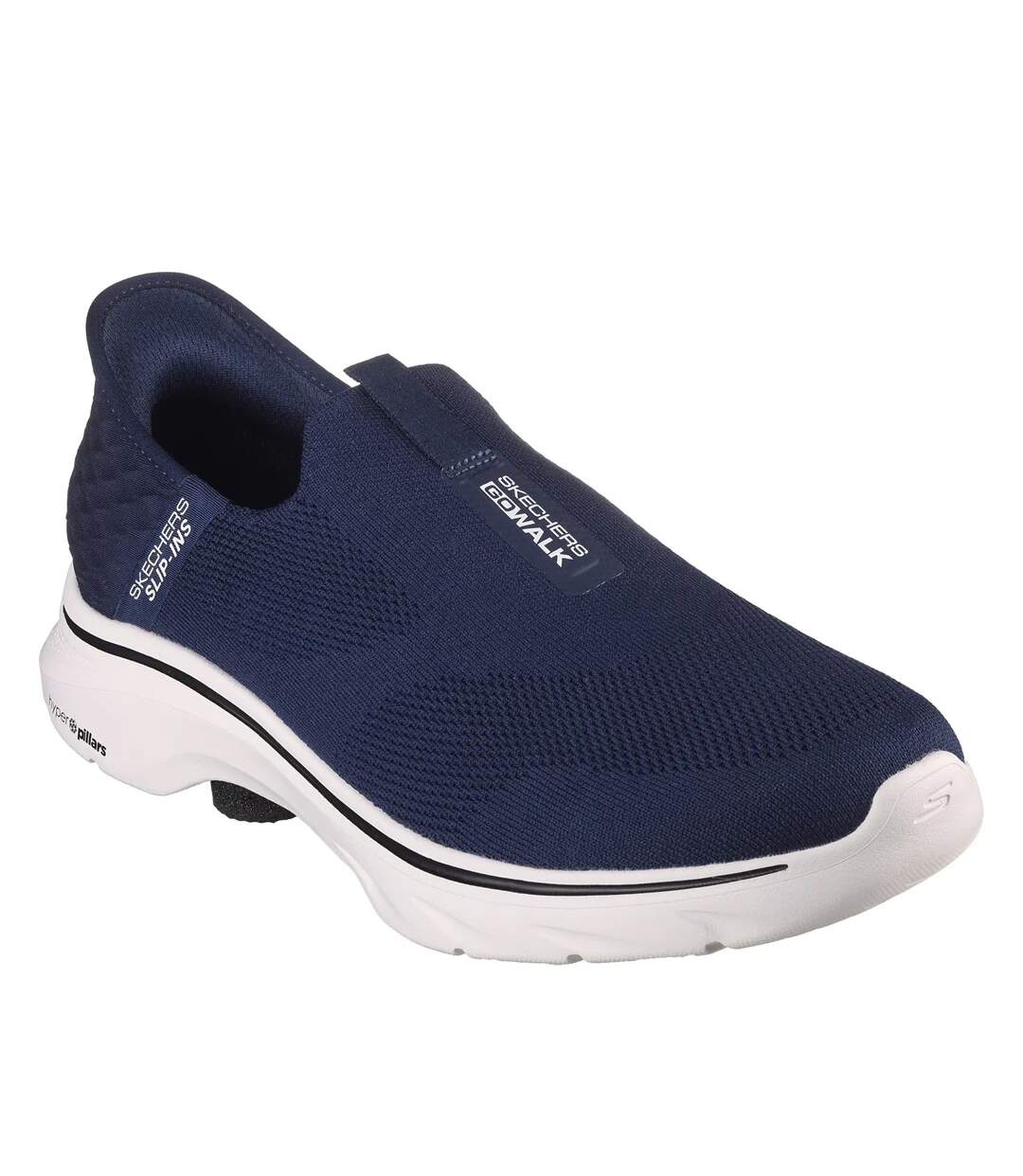 Mens Go Walk 7 Easy On 2 Shoes Navy Skechers-1