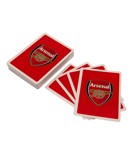 Arsenal FC - Jeu de cartes (Rouge / Blanc) (Taille unique) - UTTA9539