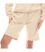 Short de jogging femme beige Off White-1