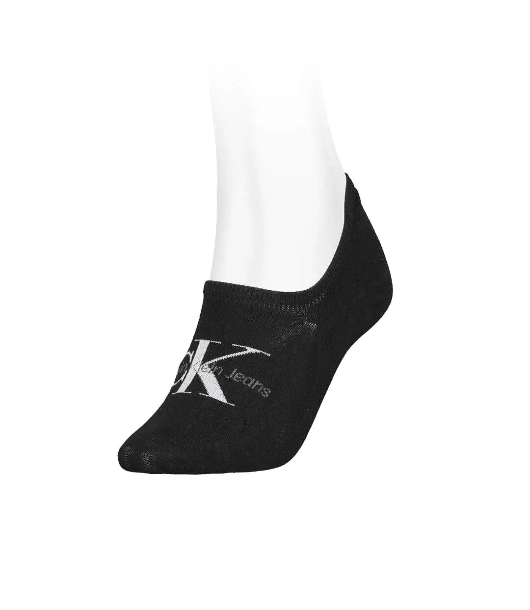Socquettes Discrètes Footie Femme Noir Calvin Klein-2