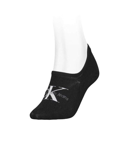 Socquettes Discrètes Footie Femme Noir Calvin Klein