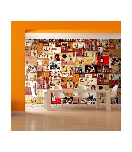 Papier Peint Collage - Banksy 50x1000cm