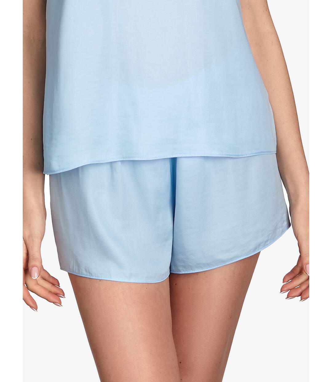 Bas pyjama short Forget-Me-Not bleu ciel Ajour-1