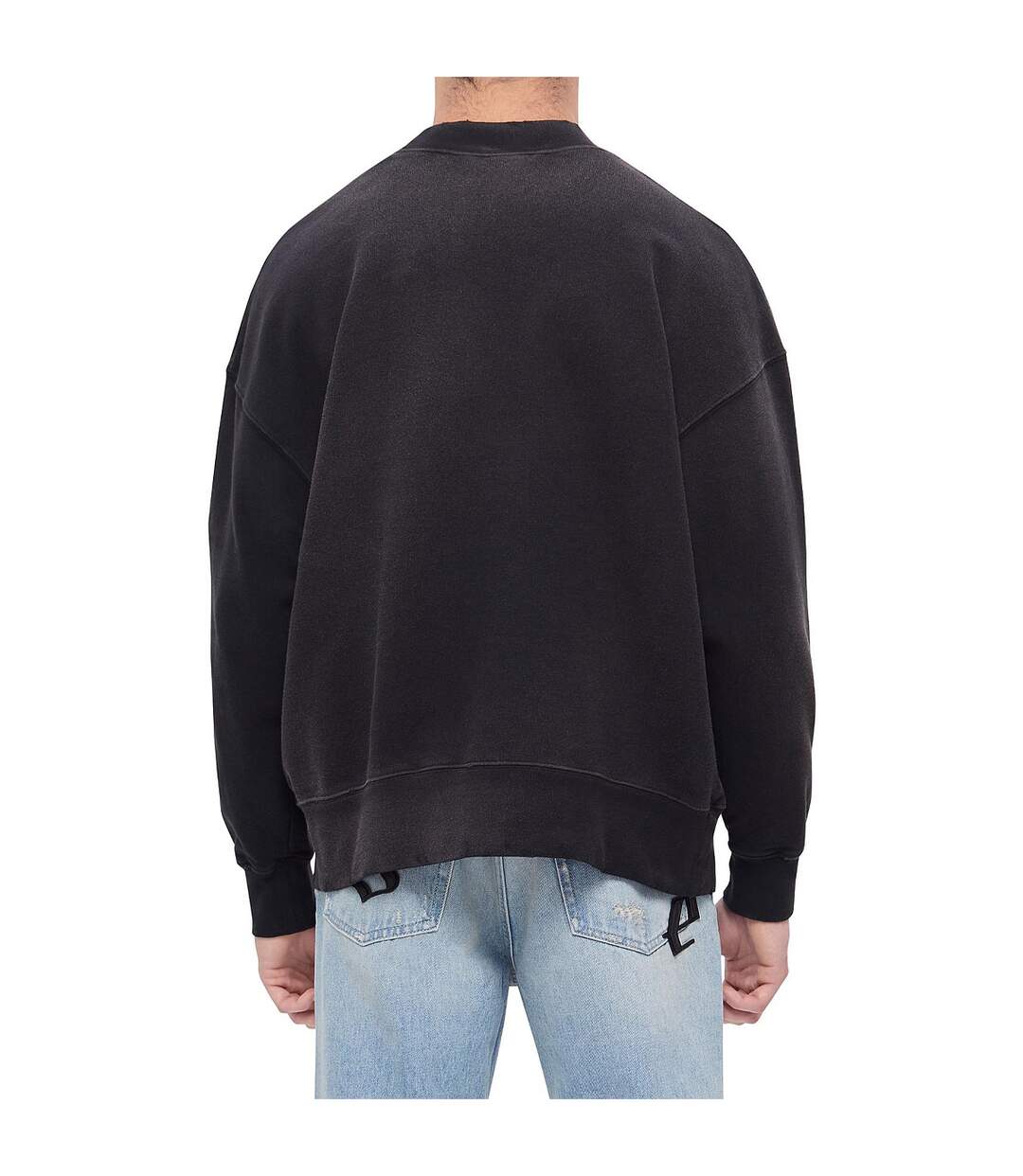 Sweat Motif/style Bleu Nuit Homme Noir Palm Angels-3
