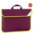 Quadra Enhanced-Viz Book Bag - 4 Liters (Pack of 2) (Burgundy) (One Size) - UTBC4332-1