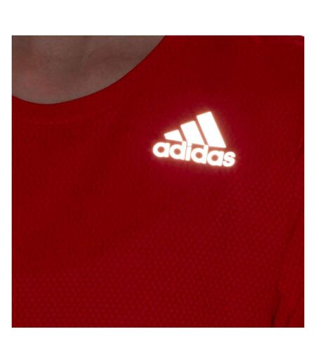 T-shirt de Running Rouge Femme Adidas Heat