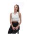Brassière de sport femme blanc Lacoste-4