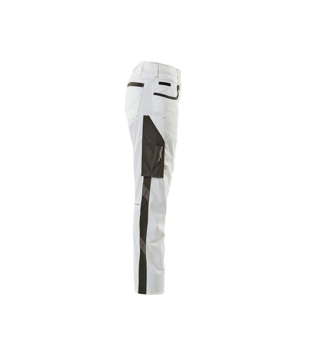 Pantalon Unique Homme Blanc Anthracite Foncé Mascot-4