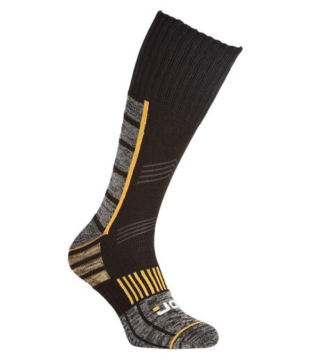 JCB 1 paire de chaussettes de travail double couche anti-ampoules