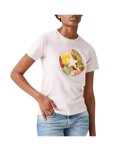 T-shirt Rose Femme Converse 4800
