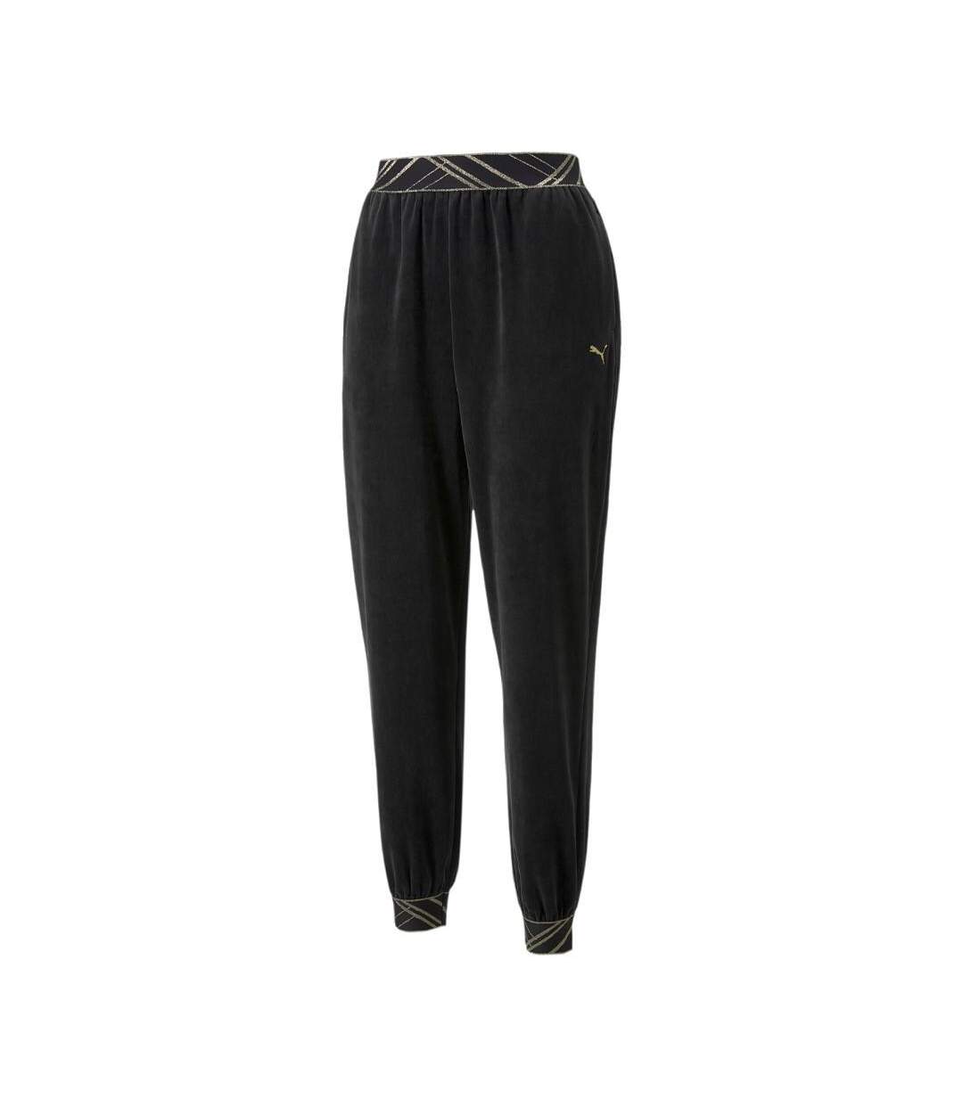 Jogging Noir Femme Puma Glam - M-1