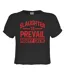 Womens/ladies Misery Crew Slaughter To Prevail Crop Top Charcoal Amplified-1