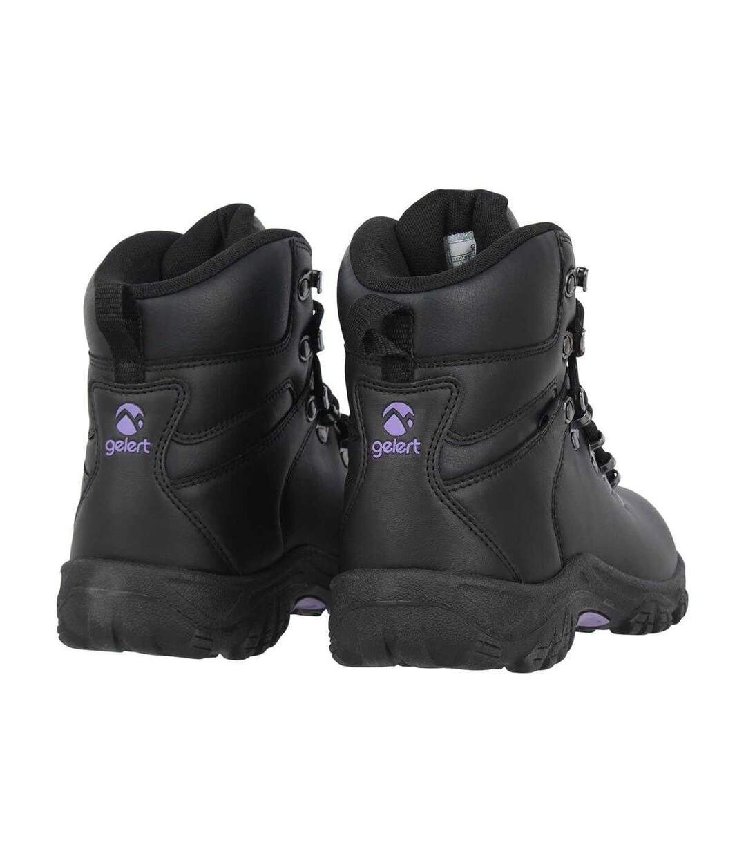Chaussures Montantes De Marche Femme Noir Gelert-2