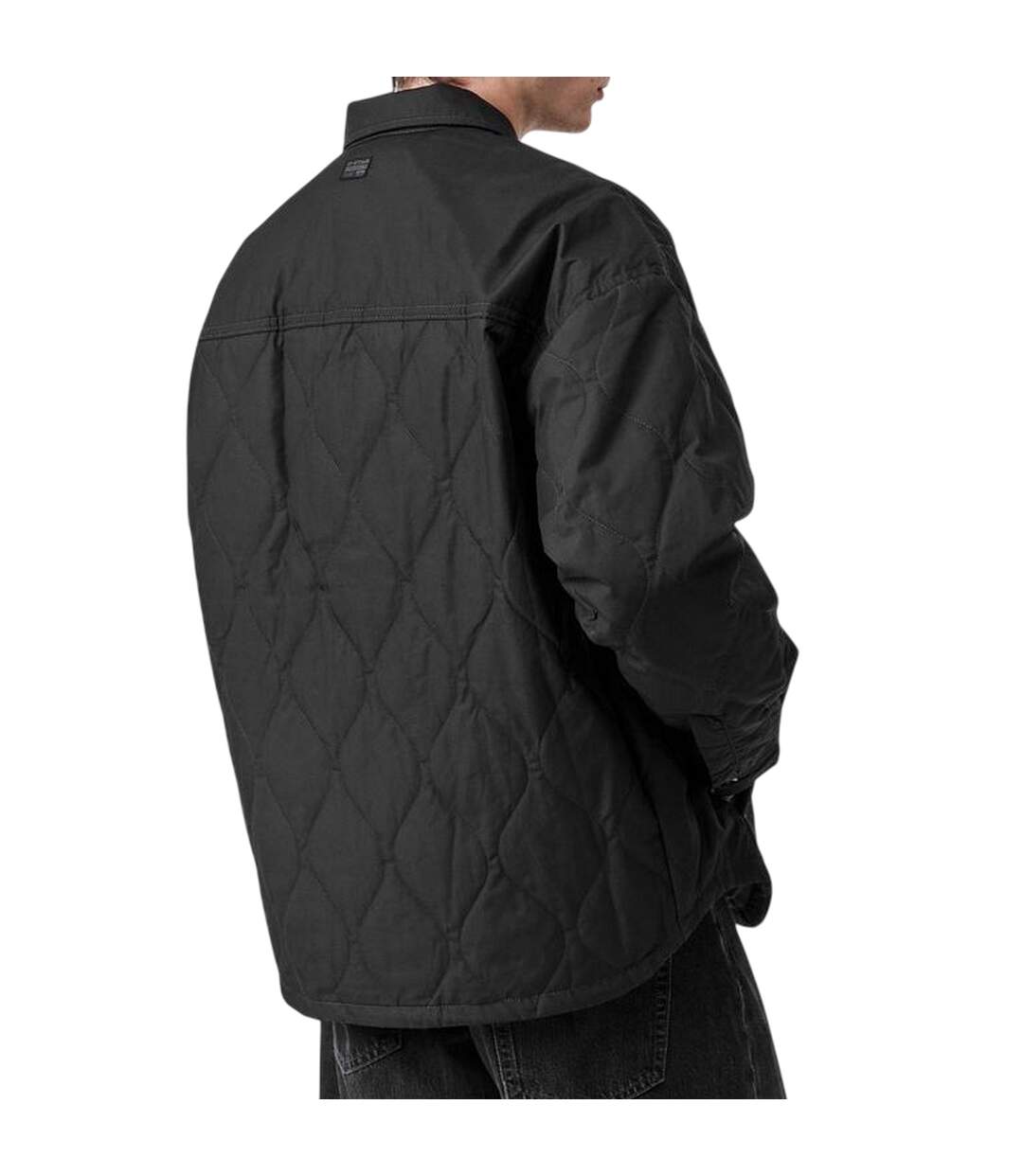 Veste Motif/style Matelassé Homme Noir Foncé G-Star-4