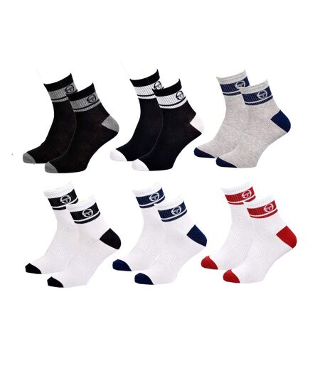 Chaussettes homme Sergio Tacchini Socquettes QUARTER - Pack de 12